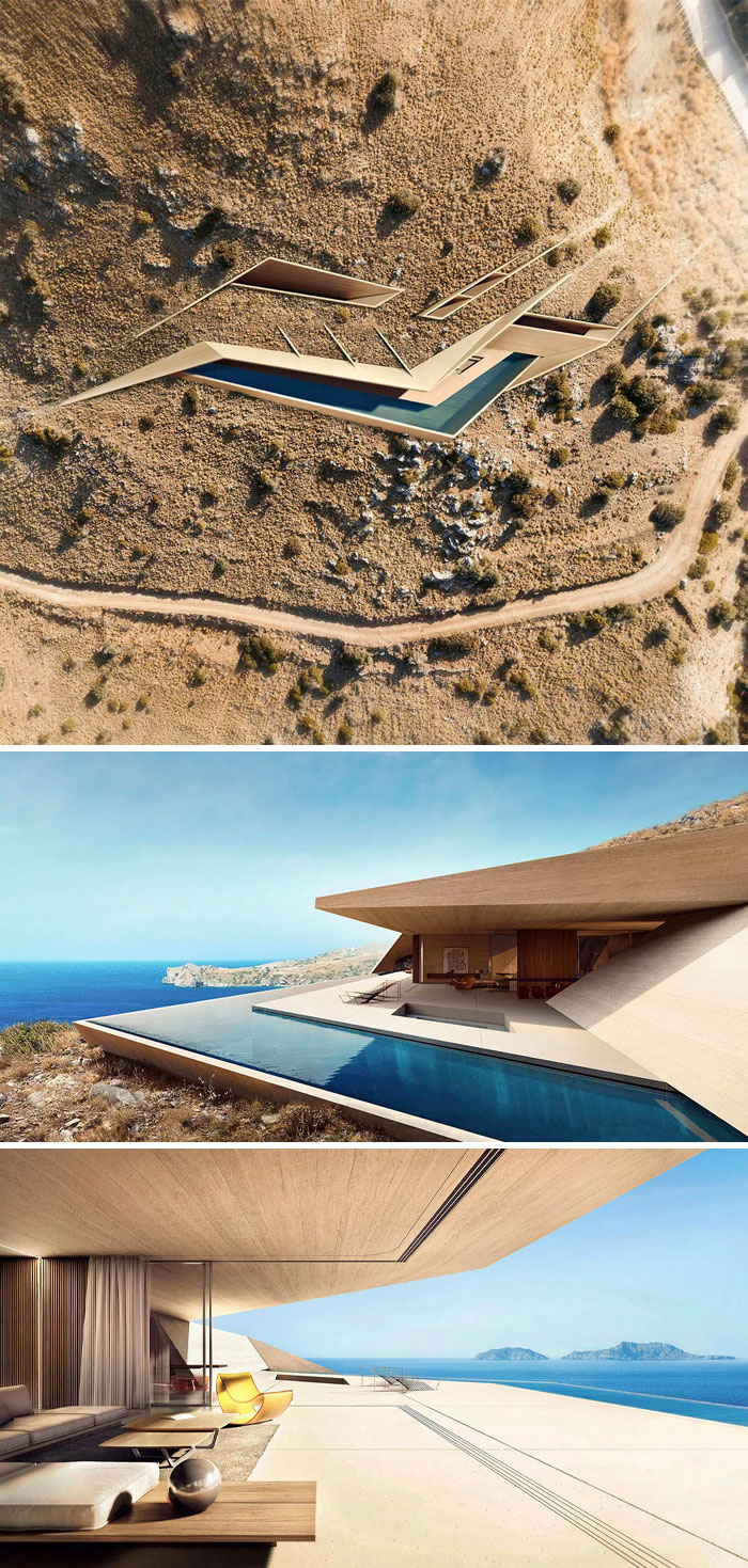 12. Architect Konstantinos Stathopoulos, along with Krak. Architects, designed Casa Katana in Crete, Greece.