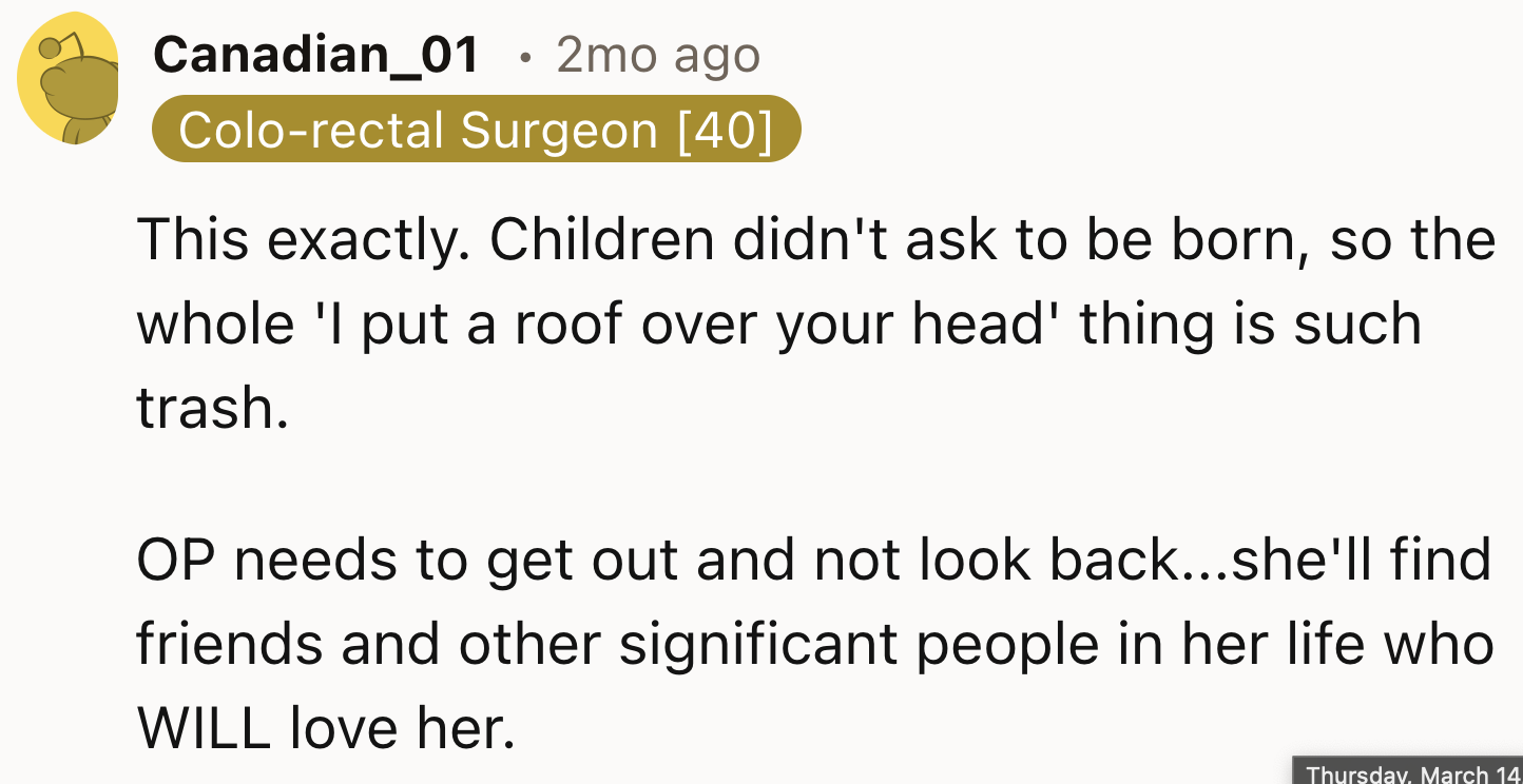 The Kids Are Not OP's Responsibility