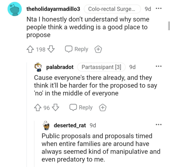 Why Do Some People Think That a Wedding Is a Good Place to Propose?