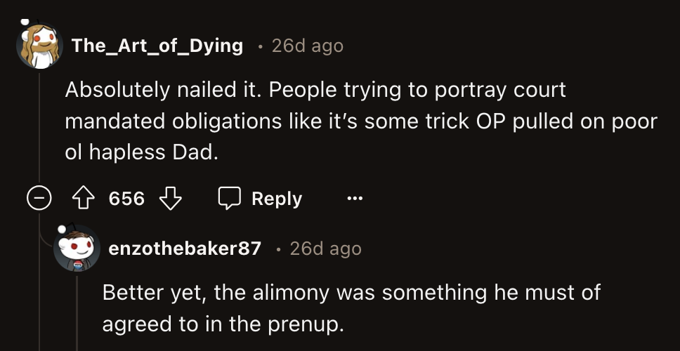 They couldn't use pity to get out of a legally binding contract.