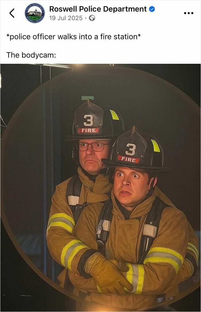 "If Cops Have Ride-A-Longs, Do Firefighters Have Sleep-Overs?"