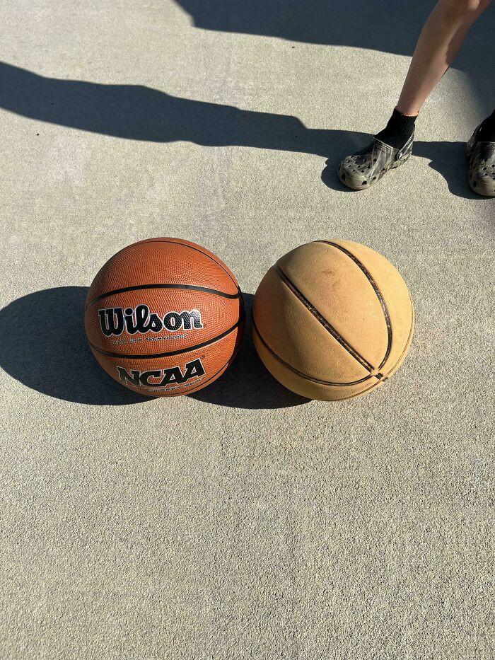 "Basketball New/Next To 4 Years Of Use"