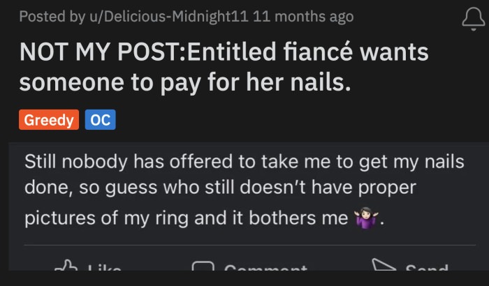 29. You know that you pay for that yourself, right?