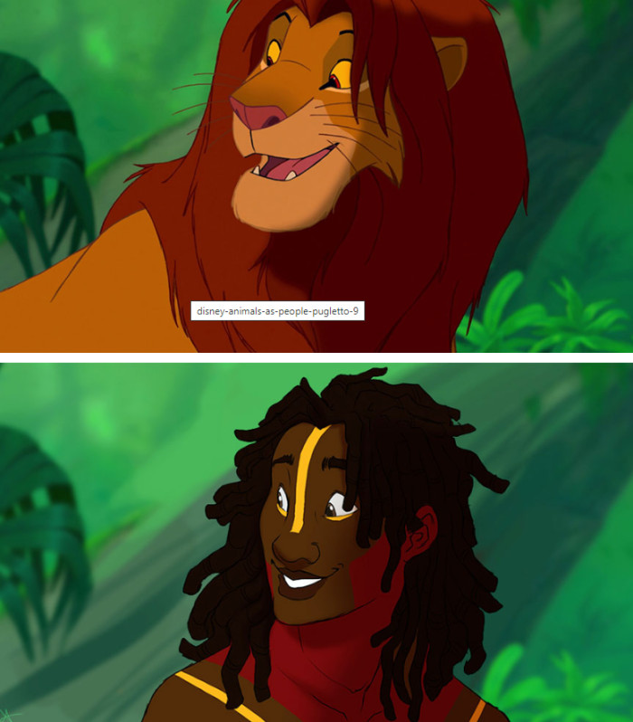 Simba in The Lion King