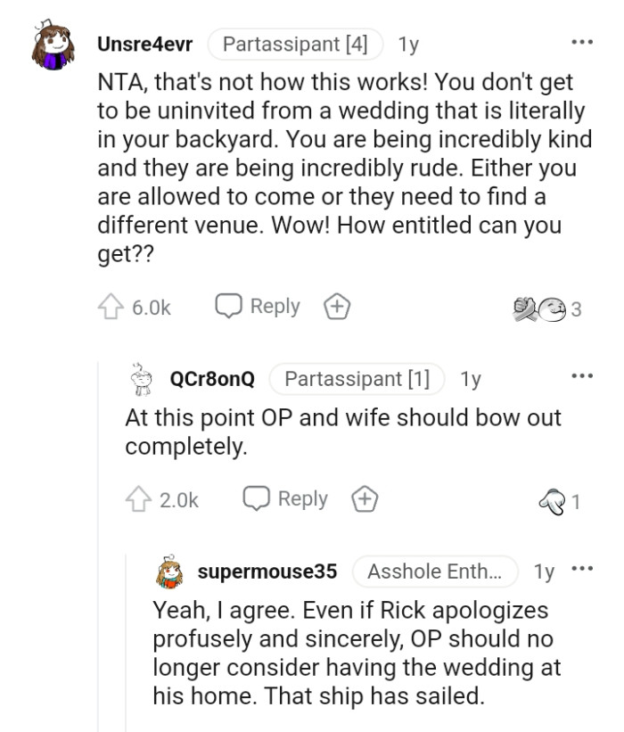 You are being incredibly kind and they are rude