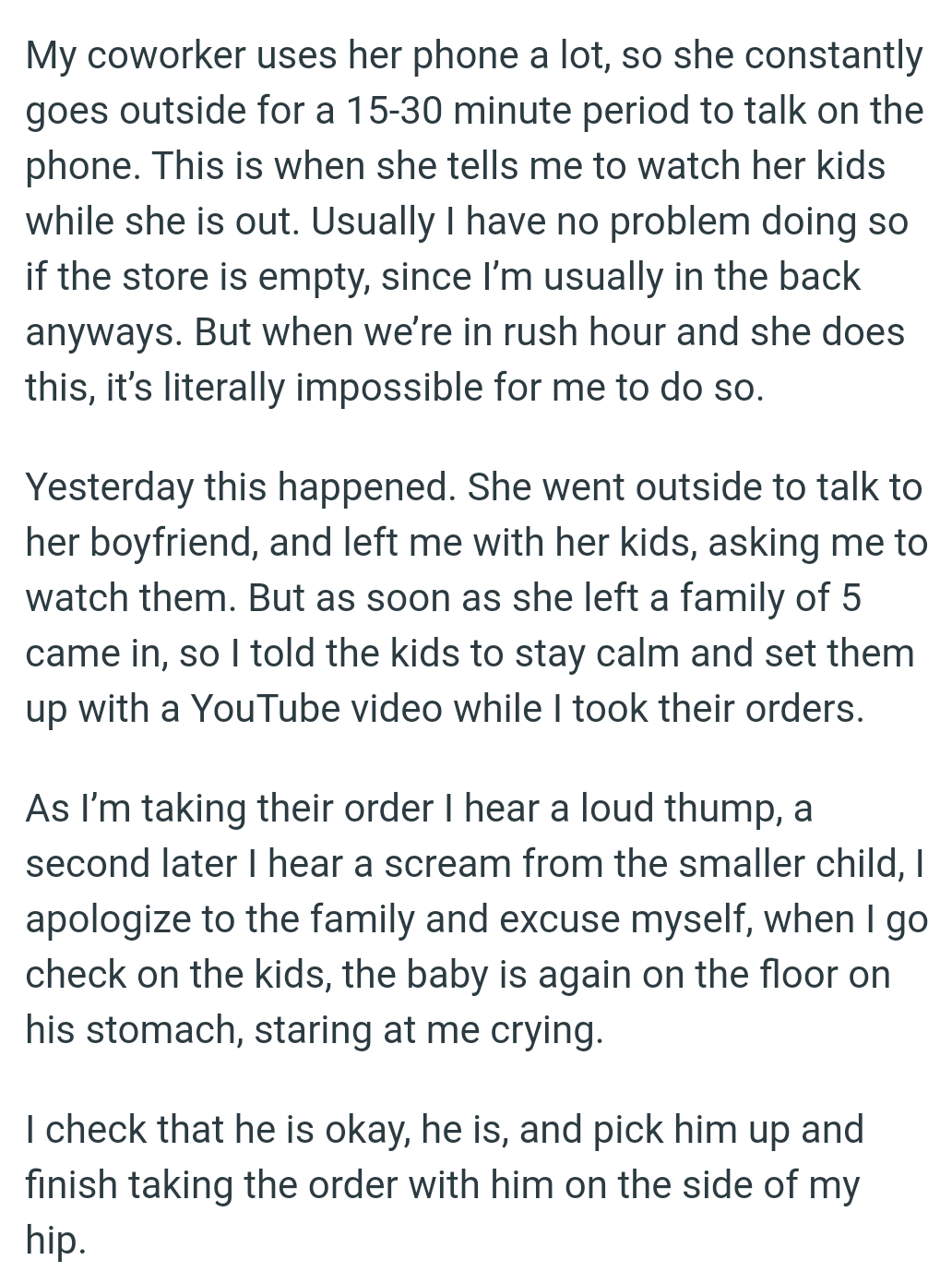 When They're in Rush Hour and She Does This, It’s Literally Impossible for the OP