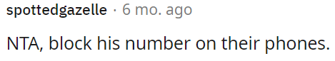 OP should block his number on their phones.