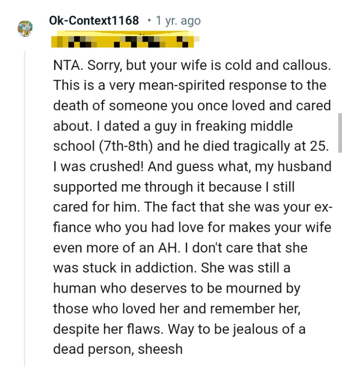 Being stuck in addiction doesn't make her any less of a human being