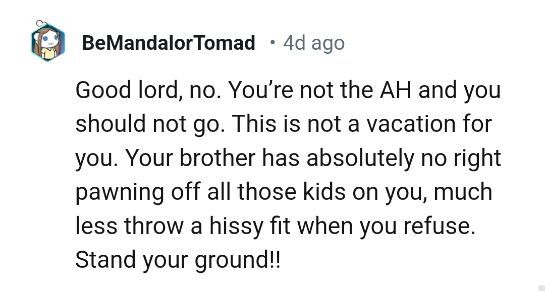 This is not a vacation