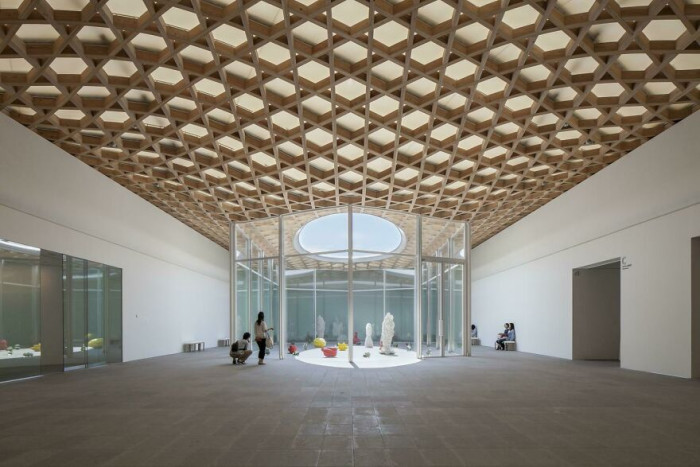 Oita Prefectural Art Museum By Shigeru Ban Architects