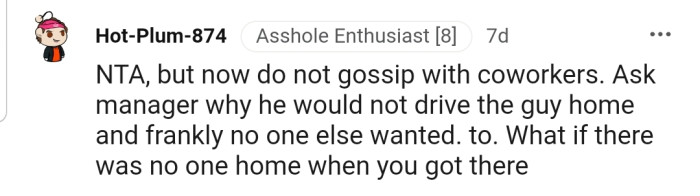 Why didn't the manager just do it herself?