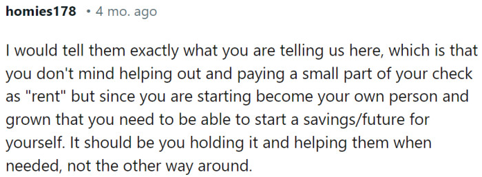 Maybe OP should tell them this: