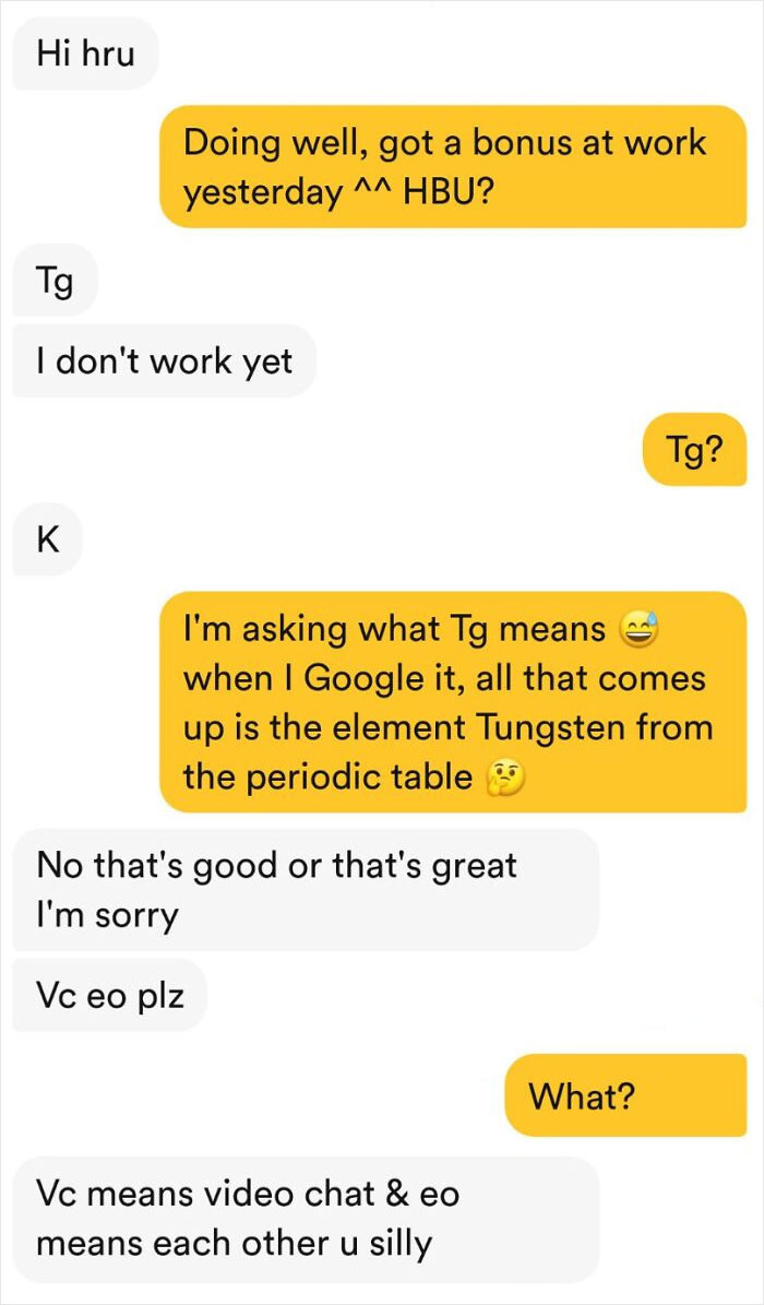 27. Why bother with many letters when just a few will suffice?