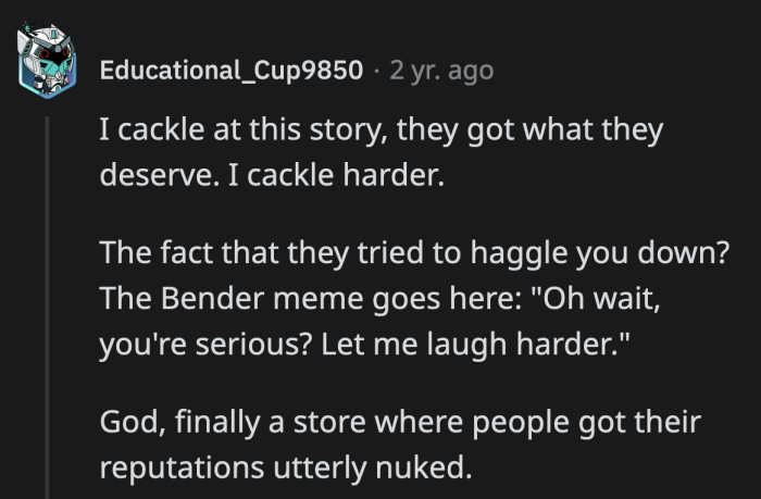 I can just imagine them having to find a babysitter from out of town because no one local trusted them.
