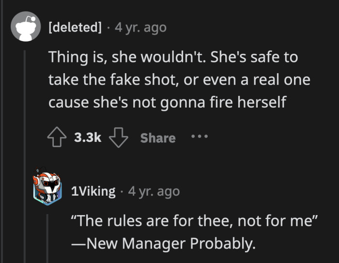 Wouldn't a verbal warning have been enough to teach OP a lesson? Firing her for something so small seems like an overreaction.