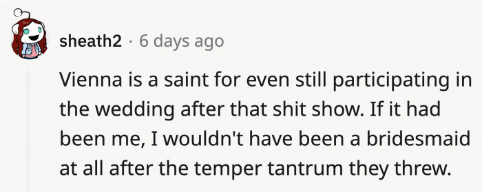 Vienna was still so mature for taking the high road and not making a scene