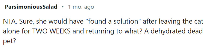 The easiest kind of pet to find a solution for...