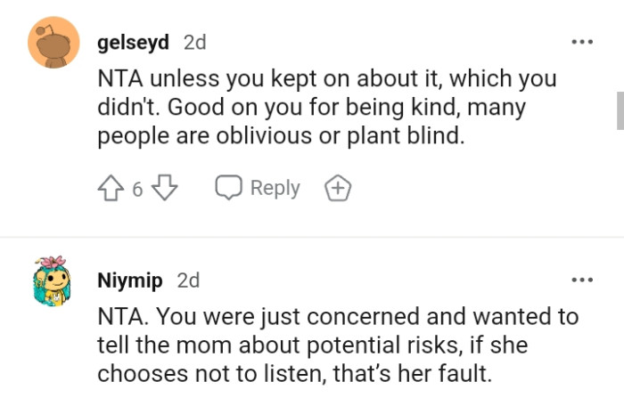 Good on the OP for being kind.