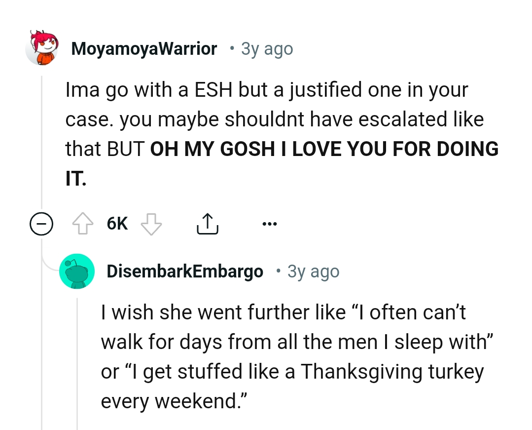 The Reddit post received more than a thousand comments, and here are a few of the most upvoted ones