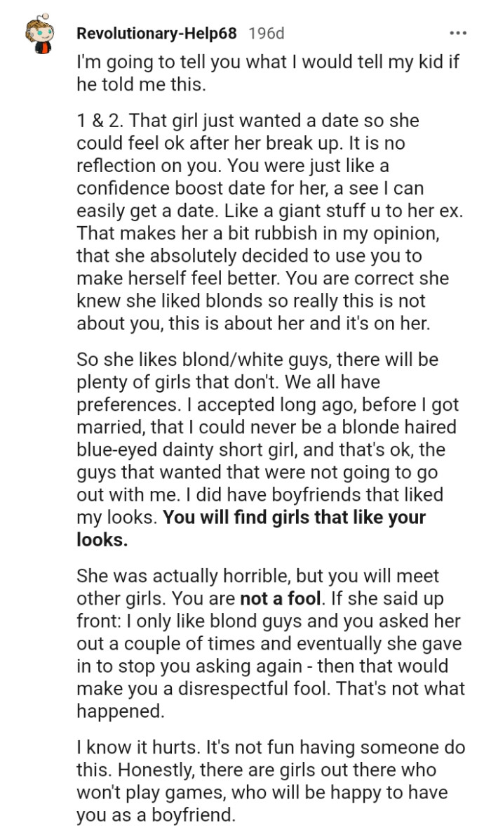 The OP Was a Confidence Boost