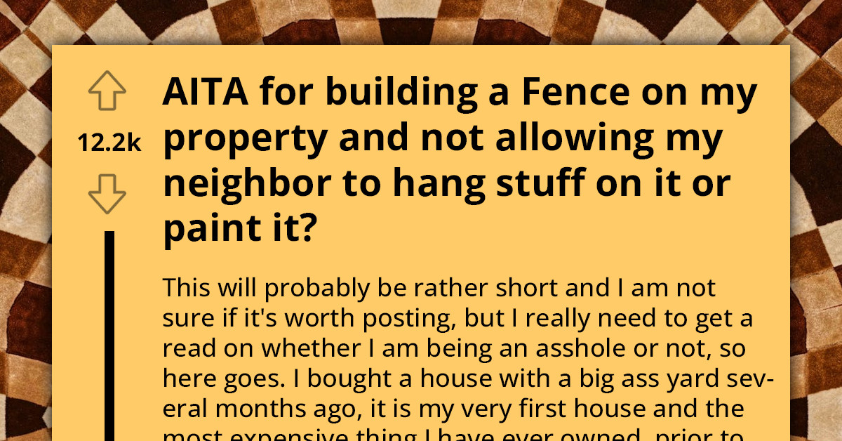 Property Owner Tosses Neighbors' Stuff After They Placed Them In A Portion Of His Land And Painted His Fence Without His Permission