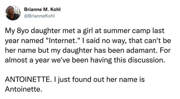 11. It's always a shocker when you find out