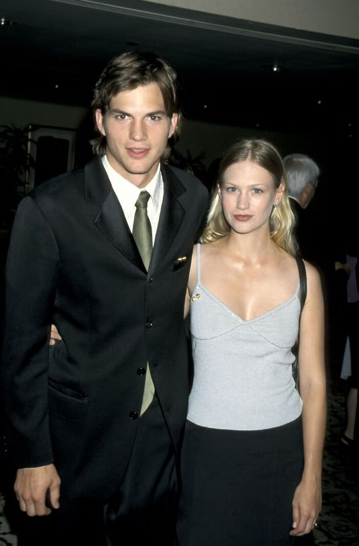 Ashton Kutcher And January Jones (1998-2001)