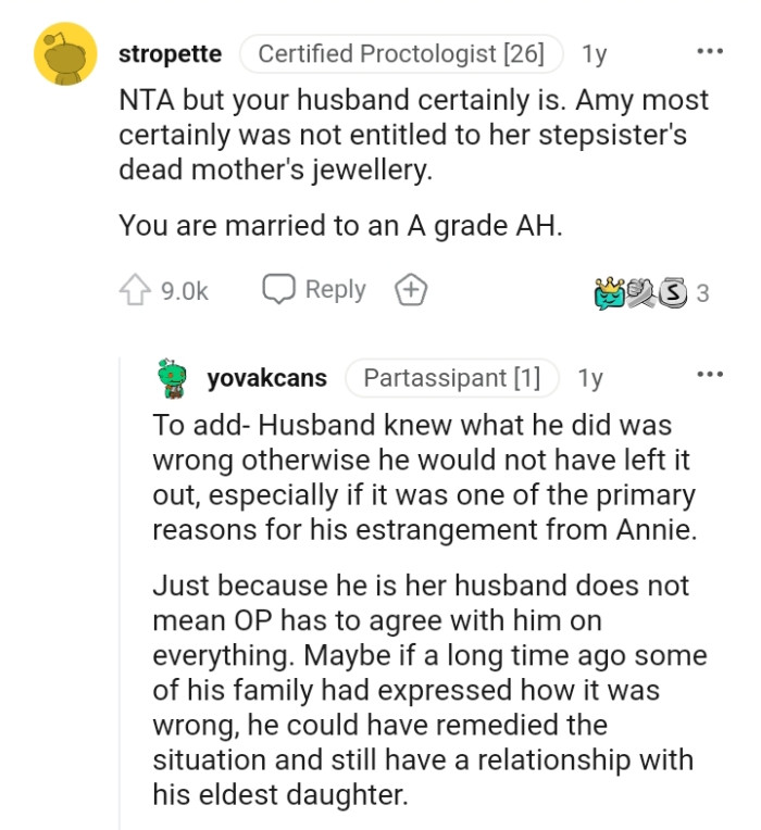 And the comments roll in...