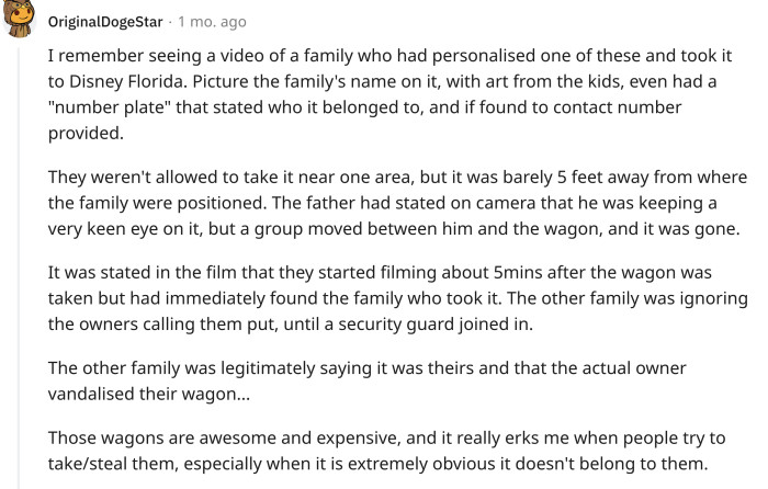 It's like their wagon had its own VIP pass in the world of strollers.