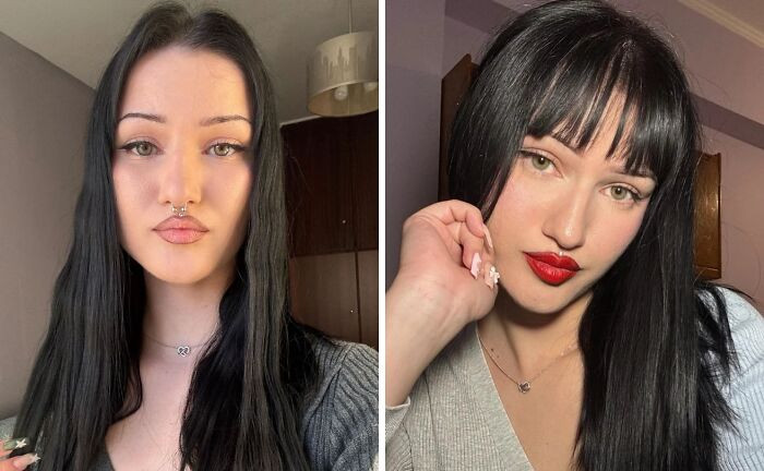 "With Or Without Bangs?"