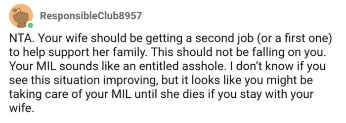 MIL is most definitely an entitled a-hole