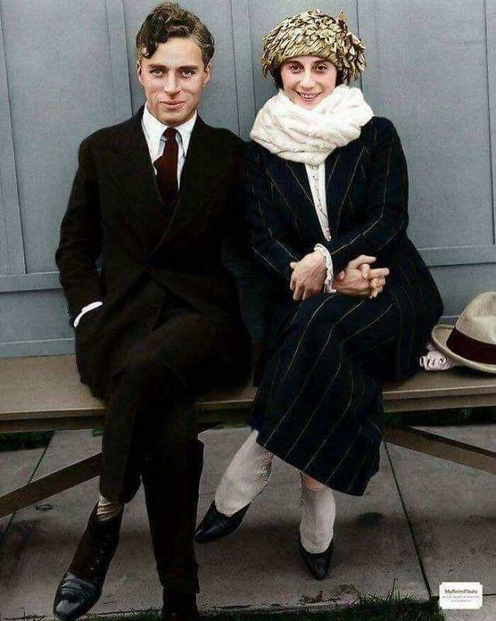 "Charlie Chaplin And Anna Pavlova, 1922"