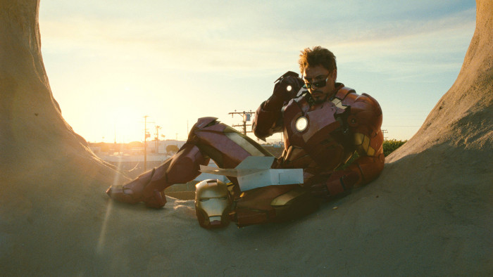 10. Iron Man 2 (2010) gifted us the scene where a hungover Iron Man (Robert Downey, Jr) is sitting inside a giant donut at Randy's Donuts, enjoying his snack, but the owner of the small business had bigger ideas for the shop's appearance.