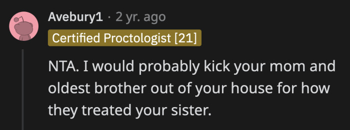 It's OP's house and since they don't consider him their family, they have no right to live in his home