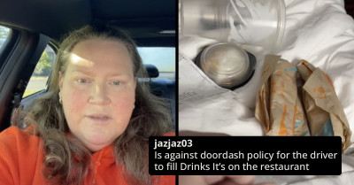 Woman Ordered Drinks From DoorDash And Received Three Empty Cups - Apparently This Happens Often Due To Some Companies’ Policies