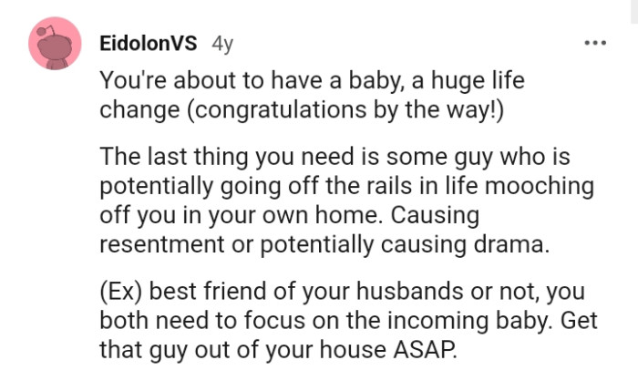 Focusing on the incoming baby