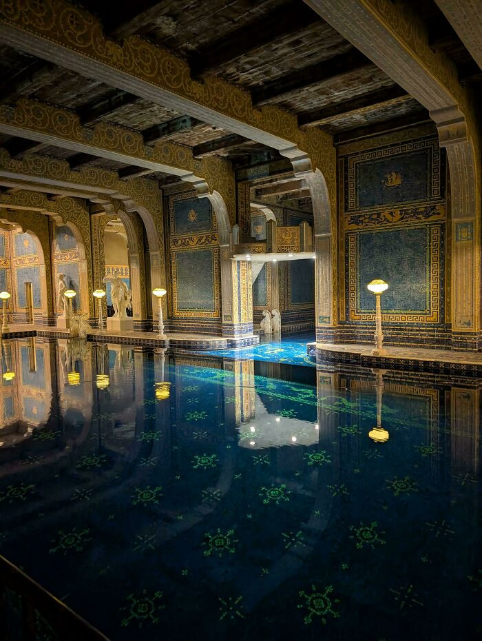"The Indoor Pool At Hearst Castle"