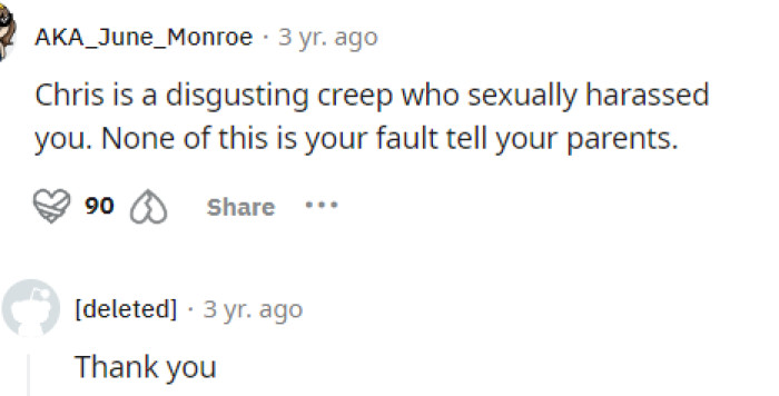 Exactly this. It's nobody's fault except the dad's, and he knows exactly what he did and that it was wrong.