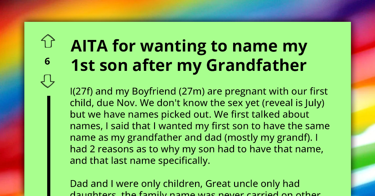Lady Cries Out As Her Partner Is Against Naming Their First Son After Her Grandfather