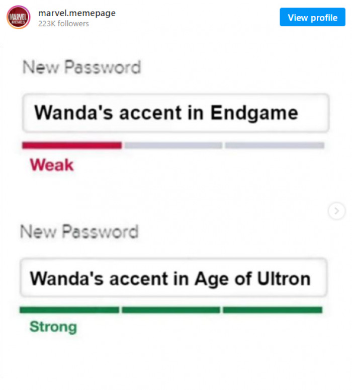 12. Wanda's Sokovian accent in the movies.