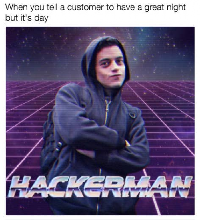 14. Time blurs together when you're working retail shifts