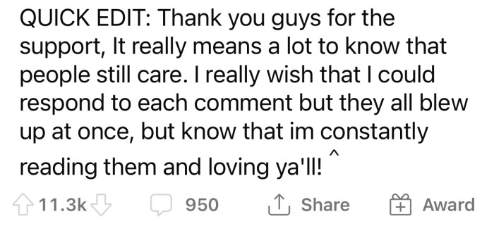 OP eventually modified the post to include an 'update' with more info.