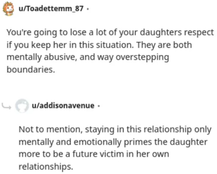 The OP needs to protect her daughter from this stepfamily.