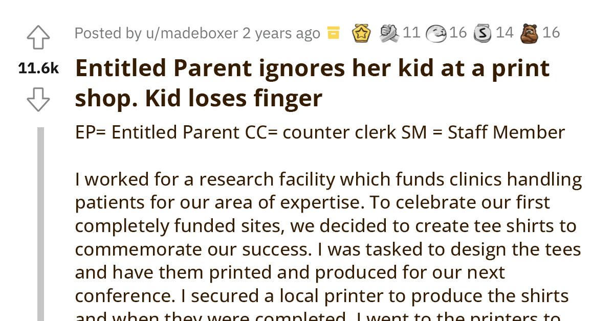 Child Loses Finger While His Uncaring Mother Was On The Phone