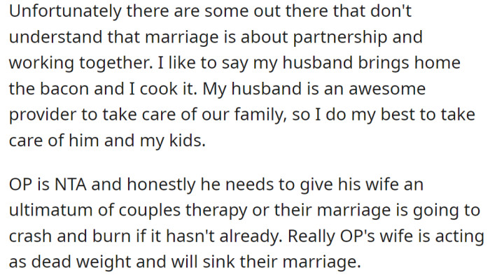 A Redditor explained her conduct in similar circumstances