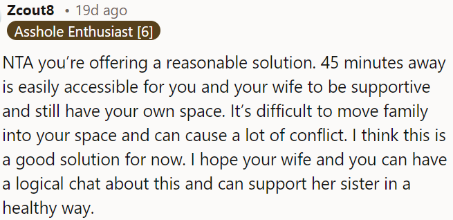 Moving family in can lead to conflicts.