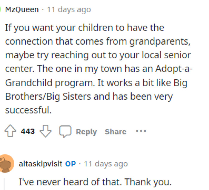 People came together to help OP come up with a solution that might work for their family so everyone is happy.