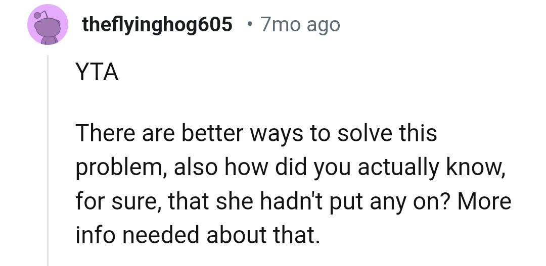 And the comments roll in...