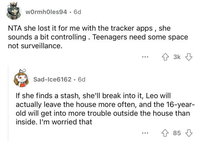 Teenagers need some space, not constant surveillance.