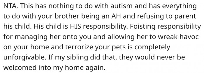 19. Her brother is an a-hole.